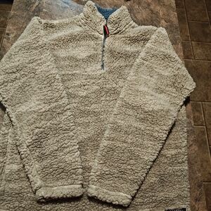 Southern Marsh Cream Sherpa Pullover
